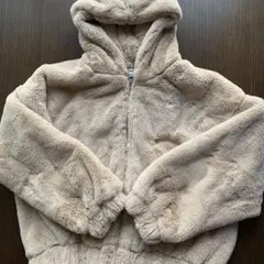 INGNI ボアブルゾンベージュ フード付きM