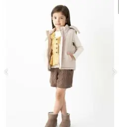 プティマイン　中綿入り2WAYベスト