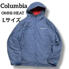 コロンビア オムニヒート 中綿 フーディジャケット アルミ裏地 ネイビー L