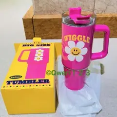 【新品・現品のみ】韓国　WIGGLEWIGGLE タンブラー 940ml ピンク