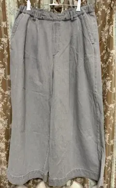 studio Clip ワイドデニム パンツ