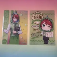 カラフルピーチ　じゃぱぱさん　クリアカード　2枚セット