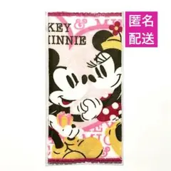 【Disney】ディズニー ミッキー ミニー ミニタオルハンカチ ピンク