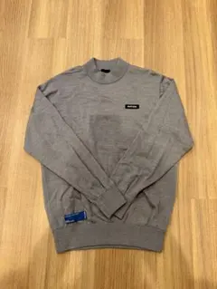 RUFFLOG モックネック ニット グレー Sサイズ
