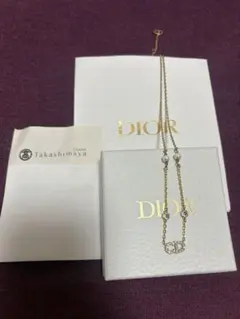 DIOR ネックレス CDロゴ パール ストーンのサムネイル
