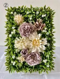 造花のインテリア.壁掛け