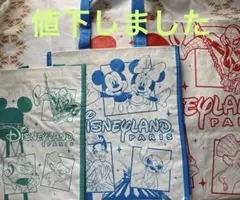パリ　ディズニーランド ショッピングバッグ　３点セット