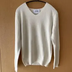 UNITED ARROWS コットンカシミヤ Vネックニット