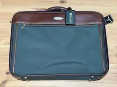 Samsonite ショルダービジネスバッグ ダークグレー/ブラウン