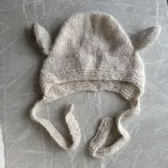 【新品タグあり】MI MICIO ボンネット　Lamb モヘア　1-3y