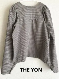 ギンガムチェック パフスリーブシャツ