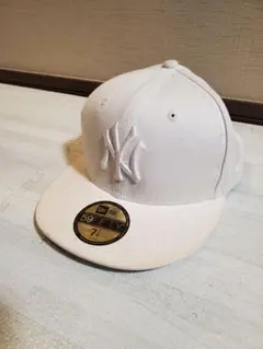ニューエラ、NY、ベースボールキャップ、白