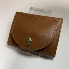 MOOMIN ムーミン 宝島社 レザーミニ財布 牛革 三つ折りコンパクト財布