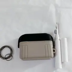AirPods Pro2 ケース カバー 保護ケース 掃除ブラシ付