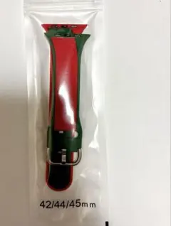 ❇️Apple Watch用バンド 42mm 44mm 45mm グリーン　レッド