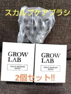 新品・未使用 GROW LAB スカルプマッサージブラシ 2個セット!!のサムネイル