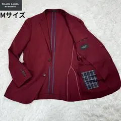 バーバリーブラックレーベル✨希少カラー テーラードジャケット ワイン Mサイズ
