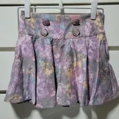 CECIL Mc BEE  花柄スカート パープル