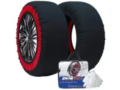 スノーソックス タイヤチェーン 布製 非金属 規制適合滑り止め 正規品 KE76