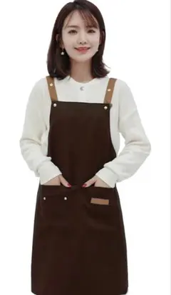 [BaraRose] エプロン H型 首掛け エプロン シンプル