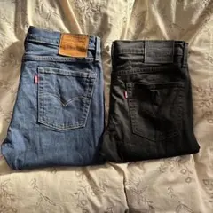 Levi's 510 ストレートデニム 2色セット