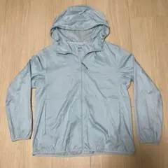UNIQLO ポケッタブルUVカットパーカ ライトブルー XL