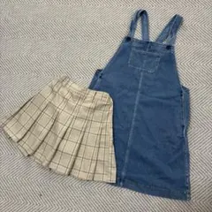 女の子　スカート　二点まとめ売り　140センチ