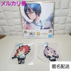 【転スラ 一番くじ】紅蓮の絆編　ラバーチャーム　ヒイロ・シオン/色紙　ディアブロ