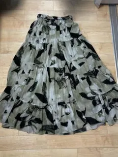 フラワープリント フレアスカート　サイズ1 cocodeal