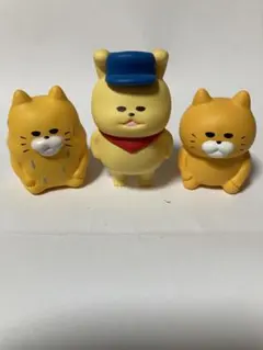 ノラネコぐんだん　ミニチュアフィギュア3体セット