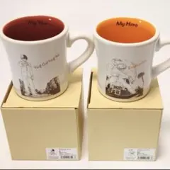 新品 ヒロアカ 爆豪勝己 轟焦凍 レトロモダンアメリカン マグカップ 2個セット