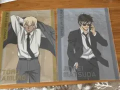 名探偵コナン コナン クリアファイル クリアホルダー 安室透 松田陣平 グッズ