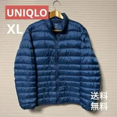 【送料無料】ユニクロ ウルトラライトダウンジャケット ネイビー ブルー XL