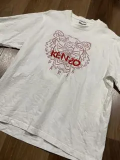 KENZO Tシャツ ホワイト フラワーロゴ - メルカリ