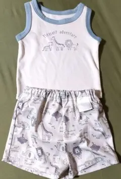 水着　90 動物　シンプル　上下セット