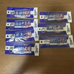 【未開封】中日ドラゴンズグッズ 選手名アクリルキーホルダー 7個