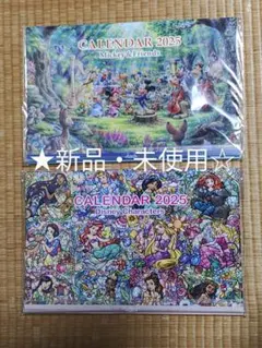 ⭐ディズニーストア　壁掛けカレンダー　2025　2種類
