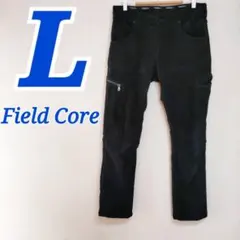 Field Core フィールドコア ワークパンツ L ブラック コーデュロイ