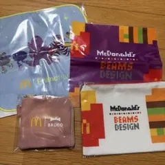 マクドナルド福袋　グッズ　4点