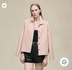 新品未使用　エルメス　ベビーカシミア　コートのサムネイル