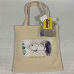 HUNTER×HUNTER　巾着付トートバッグ　キルア　アルカ　アベイル