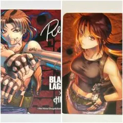 ブラックラグーン　レヴィ　HUB コースター　2種セット