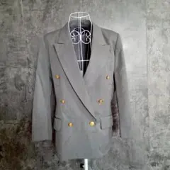 ✨SANTABARBARA✨ダブルブレストブレザー♡金ボタン♡グレー(9AR)