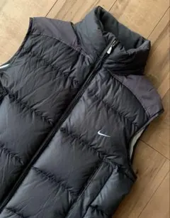 90s NIKE ナイキ ダウン ダウンベスト 銀タグ 刺繍