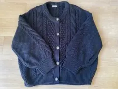 GU ケーブルコクーンカーディガン