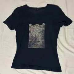 半袖Tシャツ ブラック　チビTのサムネイル