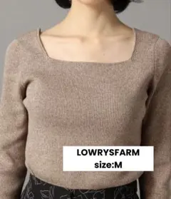 LOWRYSFARM メランジタイトプルオーバー