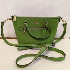 美品 COACH ショルダーバッグ スタントン シグネチャー グリーン コーチ COACH ショルダーバッグ （GREEN） -ファッション通販