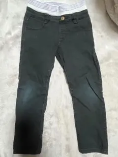 110cm 黒 ハート型ポケット パンツ