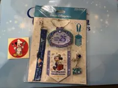 ディズニーシー 25周年 ジュビリーバッジ セット　バケーションパック